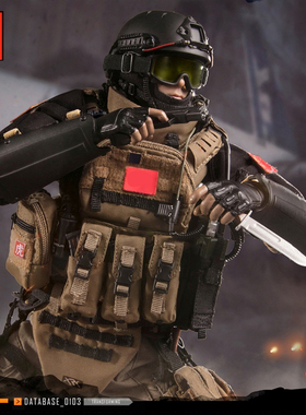 JEU【现货】FLAGSET 1/6末日战争系列 死神小队子墨幽灵 FS73049