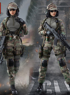 JEU【现货】FLAGSET1/6兵人模型手办军魂精准射手尼雅女队员73050