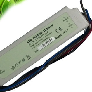 led灯带灯条防水开关电源110v 220转12v 24v塑壳ip67 5a60w 100w