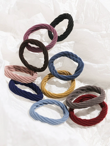 Эластичная прочная резинка для волос, хвостик, аксессуар для волос, ювелирное украшение, простой и элегантный дизайн