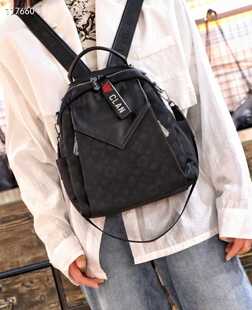 野狼部落5028时尚软布旅行单肩双肩包百搭简约轻便大容量女包