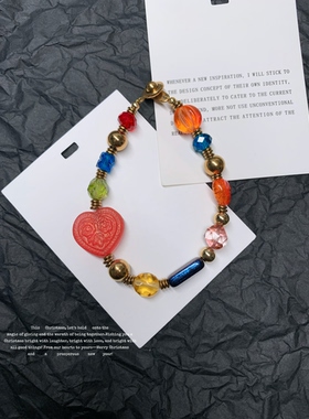 一勺盐.原创设计小众进口琉璃高级感轻奢不褪色手链