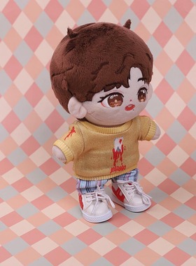 吕爵安演唱会同款黑色鴨鴨冷衫10cm20cm娃衣Edan公仔衫娃衣现货