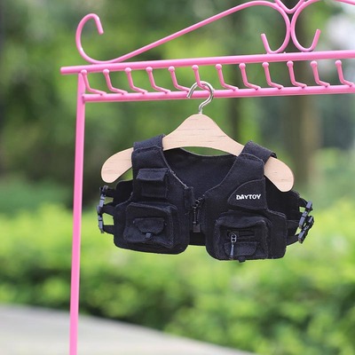 20厘米娃衣坎肩摄影马甲套装牛仔马甲外套棉花娃娃衣公仔娃衣衣服