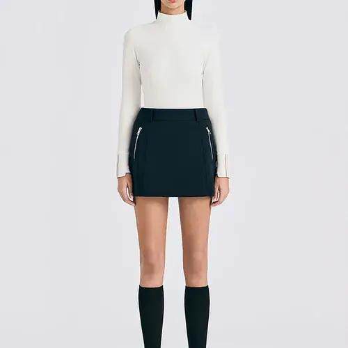 G4 韩国正品女士高尔夫球服2026秋冬新款半高领长袖T恤