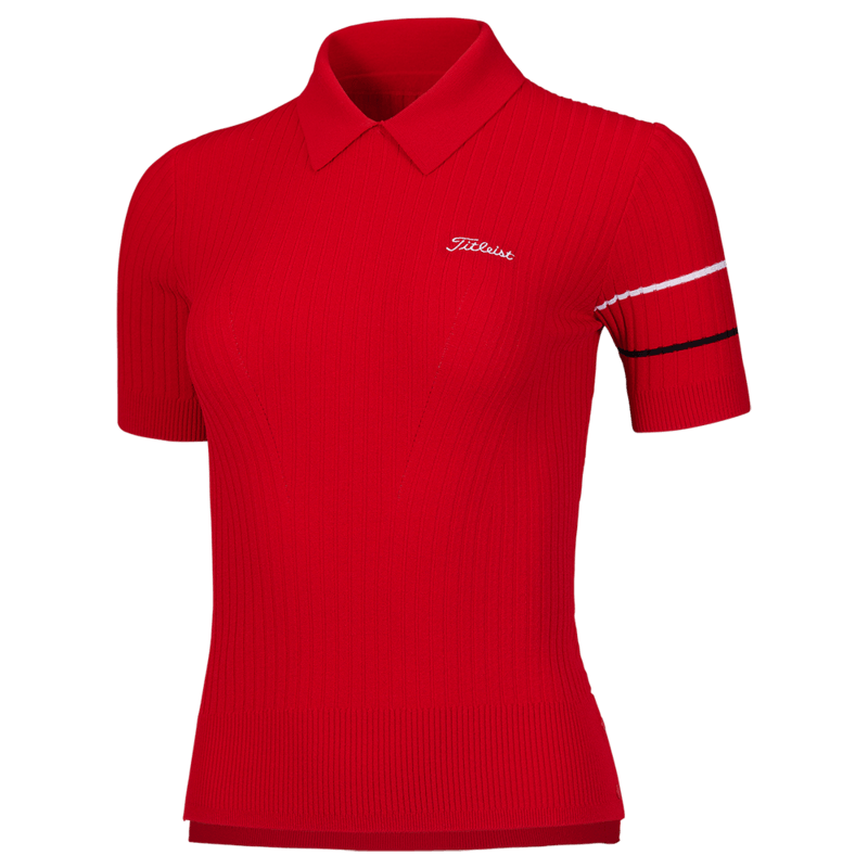 Titleist 韩国正品代购高尔夫球服女士2026新款半针织短袖POLO衫