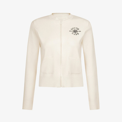 韩国代购SOUTHCAPE高尔夫球服秋季女士休闲简约长袖针织拉链开衫