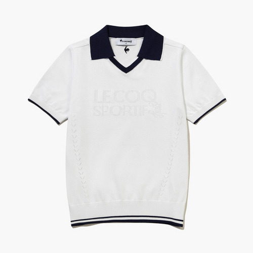 Lecoq Golf 法国公鸡高尔夫韩国代购直邮25夏女运动字母短袖毛衣