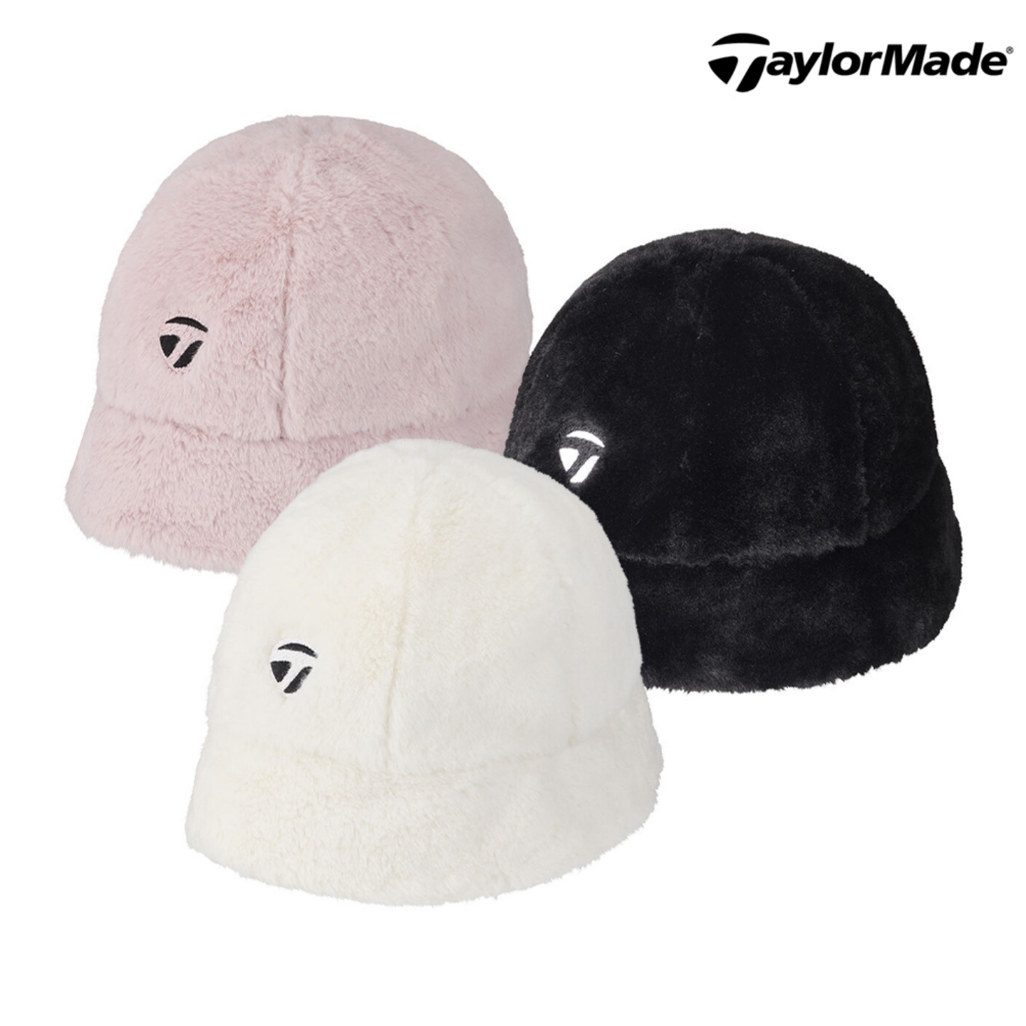 韩国正品代购TaylorMade高尔夫球帽女士秋冬新款保暖百搭水桶帽子