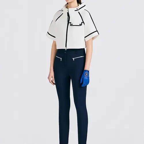 G4韩国正品代购女士高尔夫球服2026新款半袖连帽夹克外套