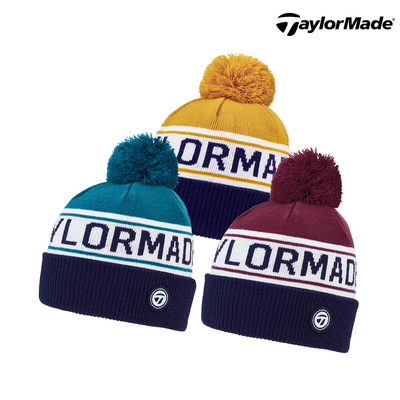 韩国代购TaylorMade泰勒梅高尔夫球帽25冬季新款保暖针织毛线帽子
