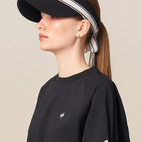 韩国代购Le coq公鸡高尔夫球帽26春夏女士运动防晒透气空顶遮阳帽