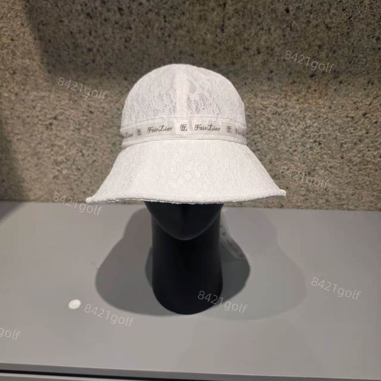 韩国正品代购高尔夫球帽遮阳防晒蕾丝蝴蝶结帽子