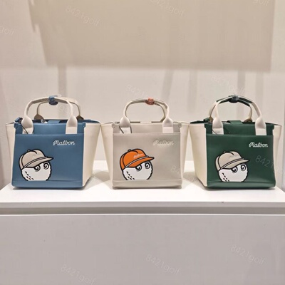 韩国代购Malbon高尔夫球包26女士新款标志配色时尚收纳单肩手提包