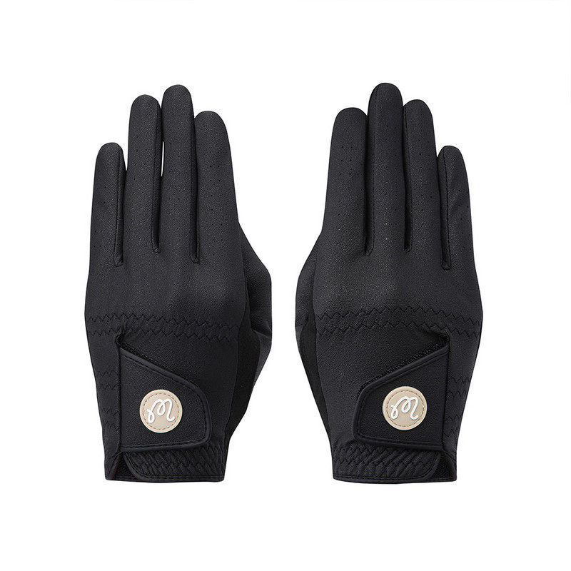 Malbon 韩国正品代购男女高尔夫球2026新款合成皮双手手套