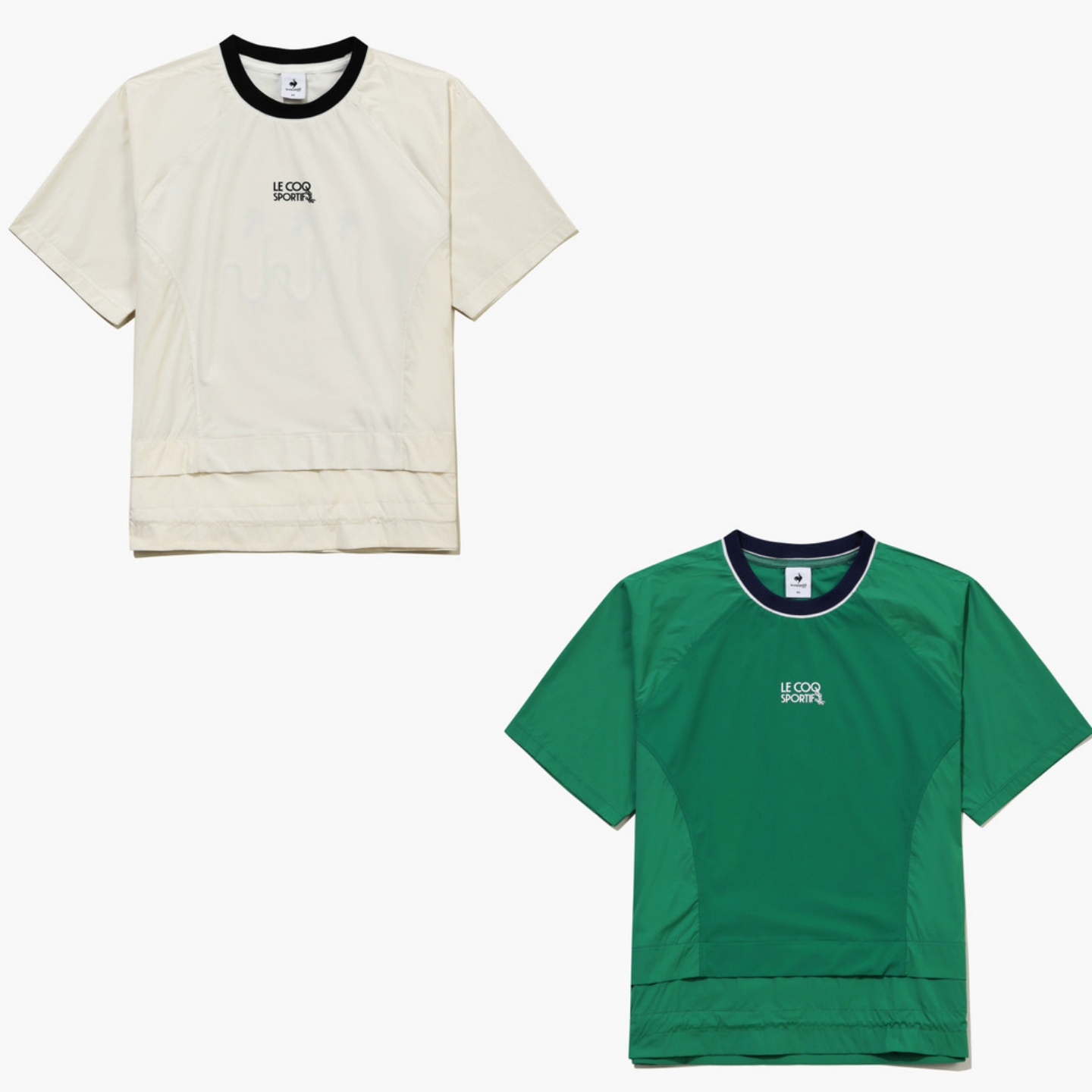 韩国代购LeCoq公鸡高尔夫球服25女士秋款休闲简约运动圆领短袖T恤