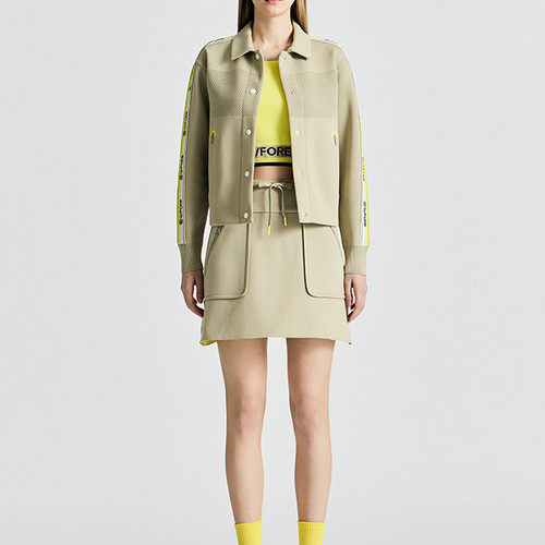 韩国正品代购G4高尔夫球服25年女士时尚翻领拼接针织混合夹克外套,运动服/休闲服装,高尔夫球服,淘宝优惠券,粉丝福利购,淘宝优惠卷