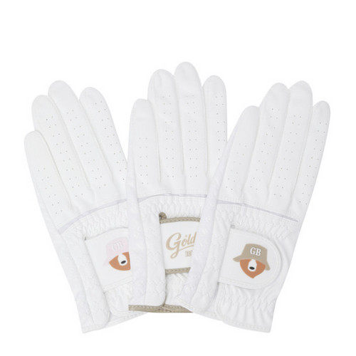 GOLDENBEAR韩国正品代购女士高尔夫球专用防滑手套3件套