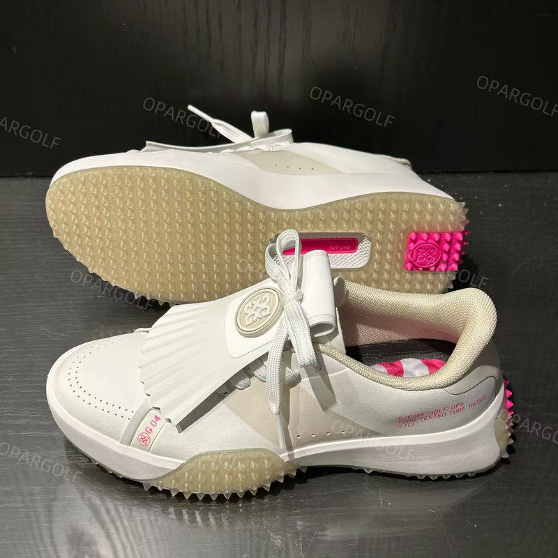 韩国正品代购G4高尔夫球鞋25女新款运动G.112系带流苏配色运动鞋