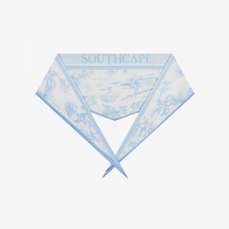 韩国代购SOUTHCAPE高尔夫围巾26年女士新款防晒运动户外冷感丝巾