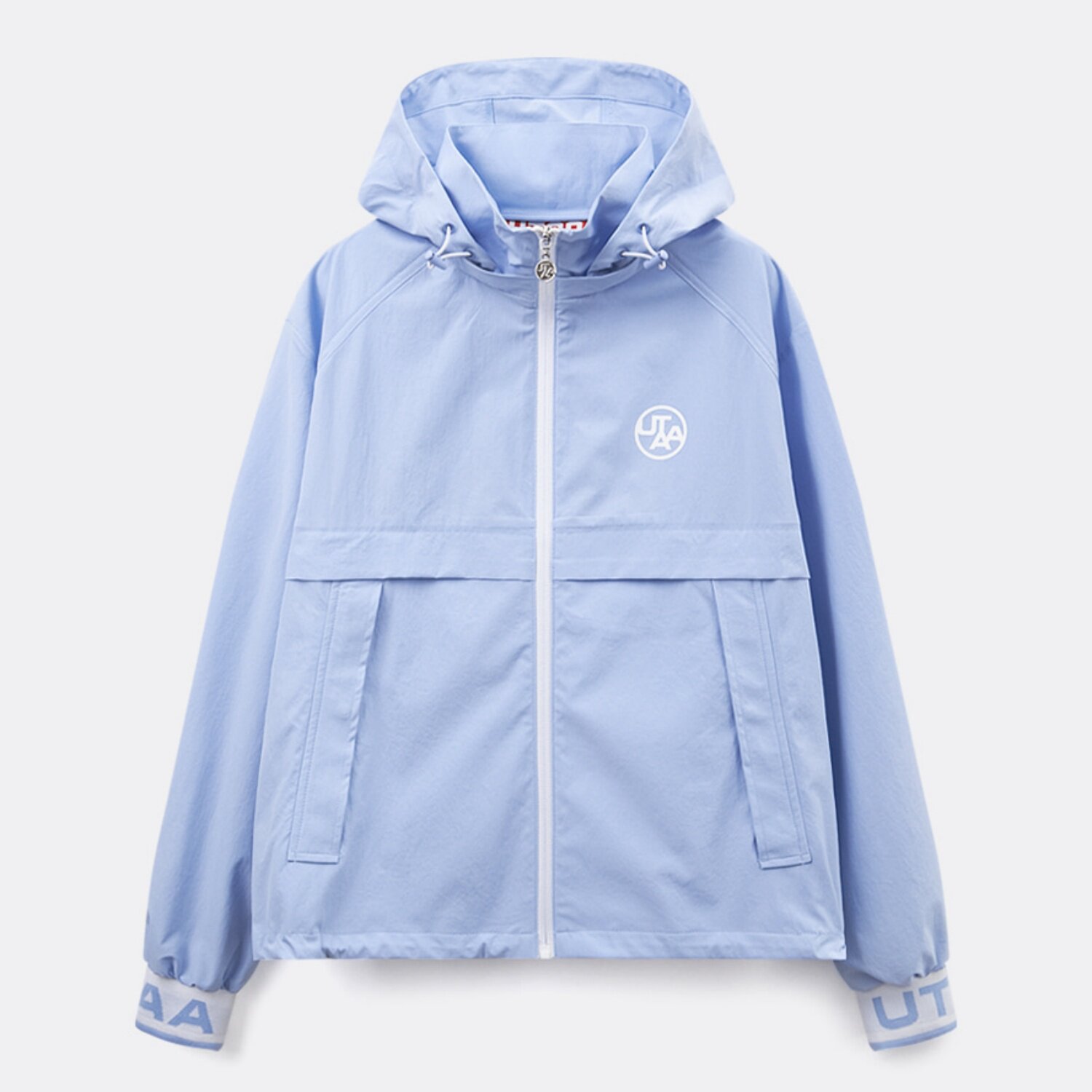 韩国代购UTAA高尔夫球服26年春夏女士百搭可拆卸连帽风衣夹克外套