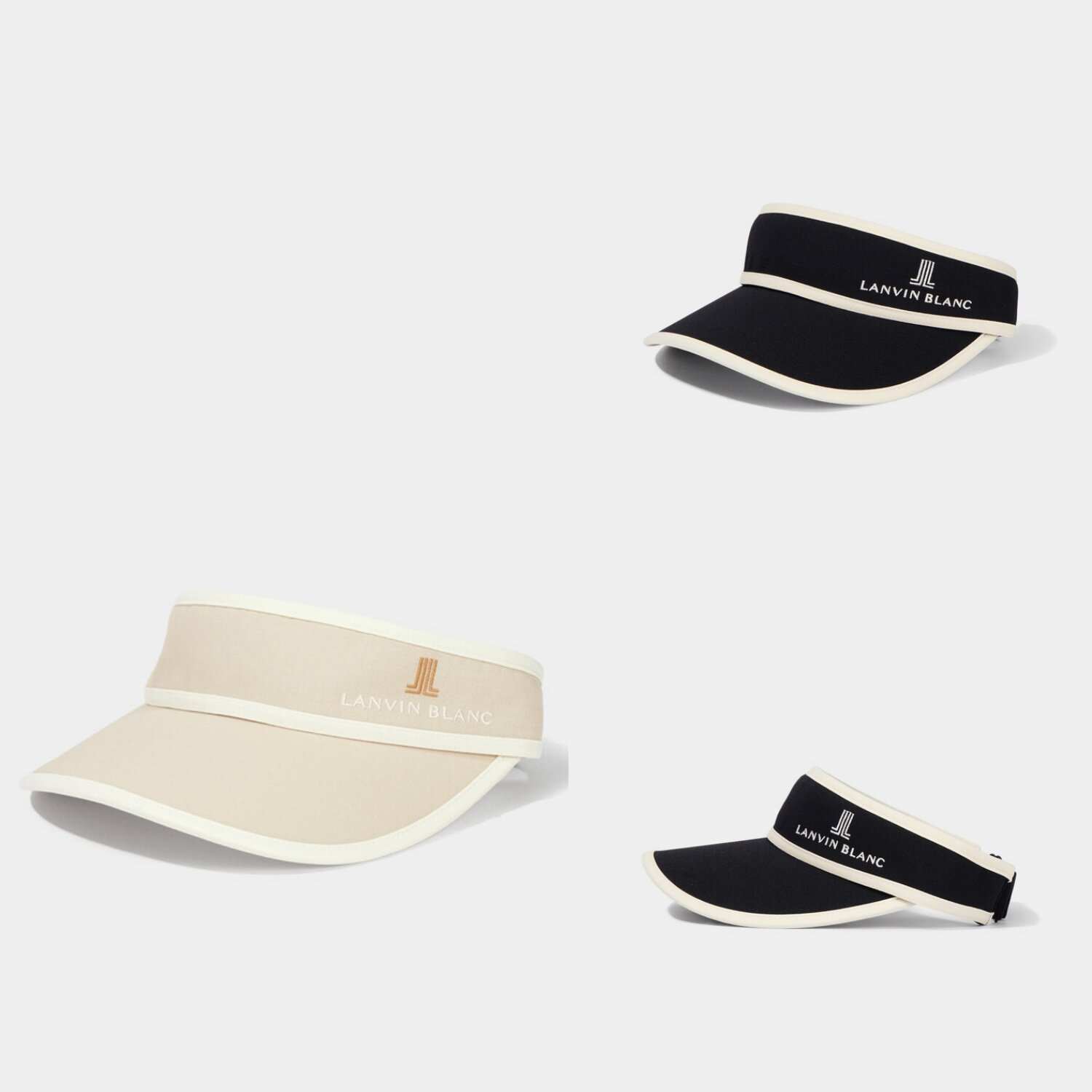 韩国代购LANVINBLANC高尔夫球服26春夏女时尚配色运动防晒空顶帽