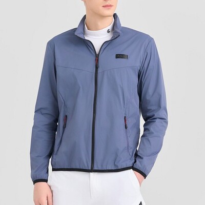 韩国正品代购CLEVELAND高尔夫球服男士网状配色内置连帽防风夹克