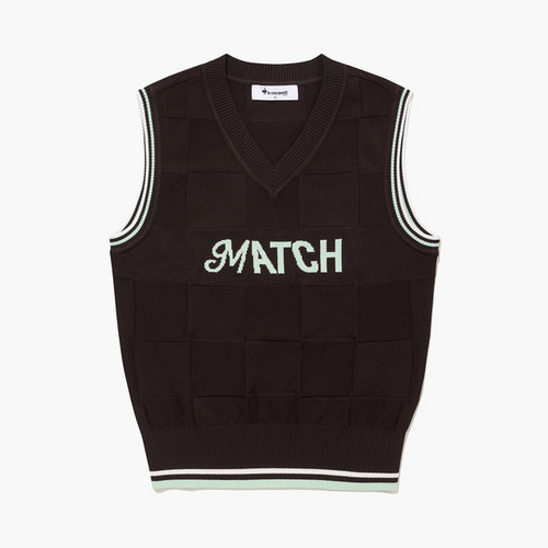 韩国正品代购LeCoq公鸡高尔夫球服25初秋女士百搭V领配色针织马甲