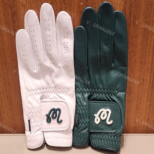 韩国正品代购Malbon高尔夫男士字母刺绣左手羊皮手套M4341PGL21