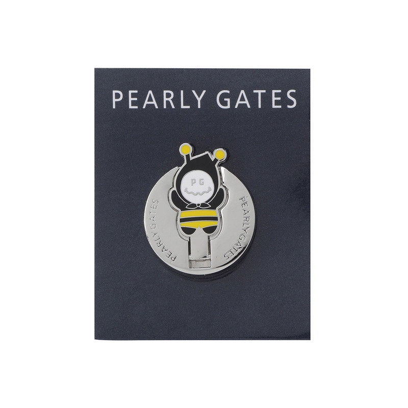 韩国正品代购PEARLYGATES高尔夫配件新款微笑蜂蜜球标记磁吸帽夹