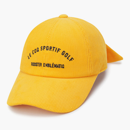 韩国正品代购LeCoq公鸡高尔夫球帽25女夏时尚蝴蝶结可拆卸棒球帽