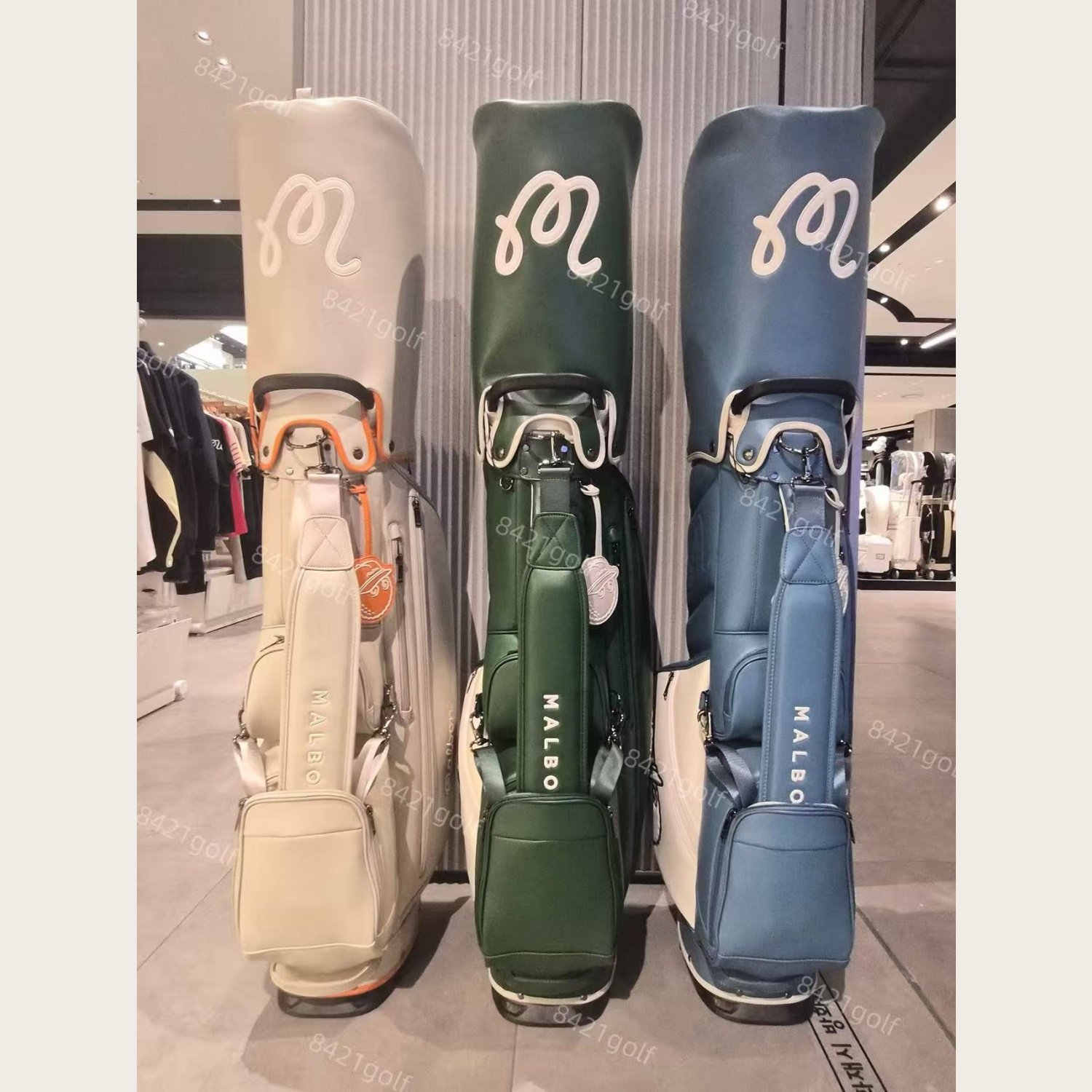 Malbon 韩国正品代购男女同款高尔夫球包26新款下场支架包