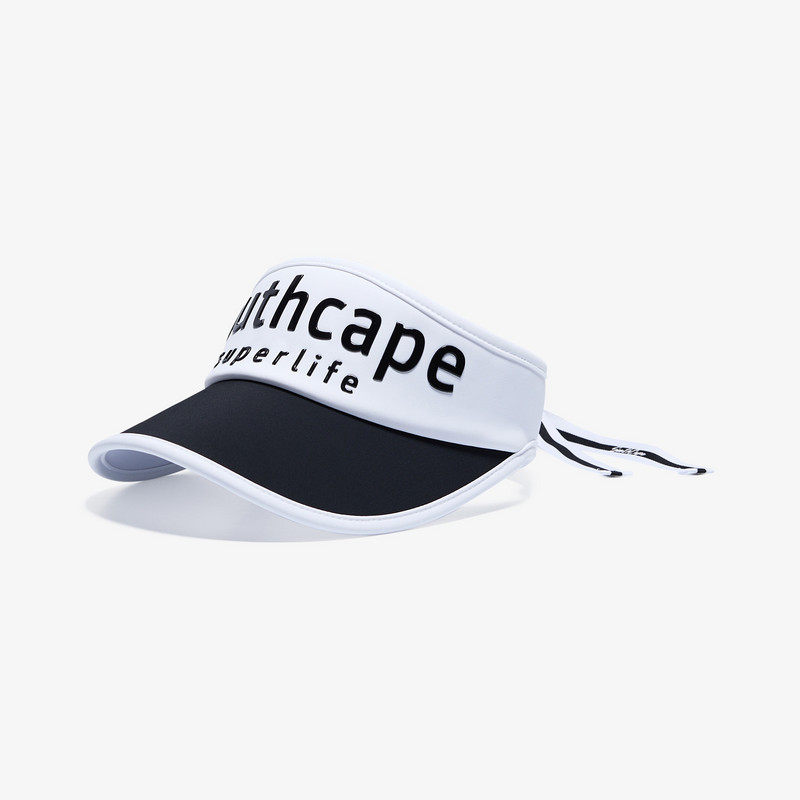 韩国代购southcape高尔夫球帽女士秋冬防晒运动蝴蝶结宽檐空顶帽