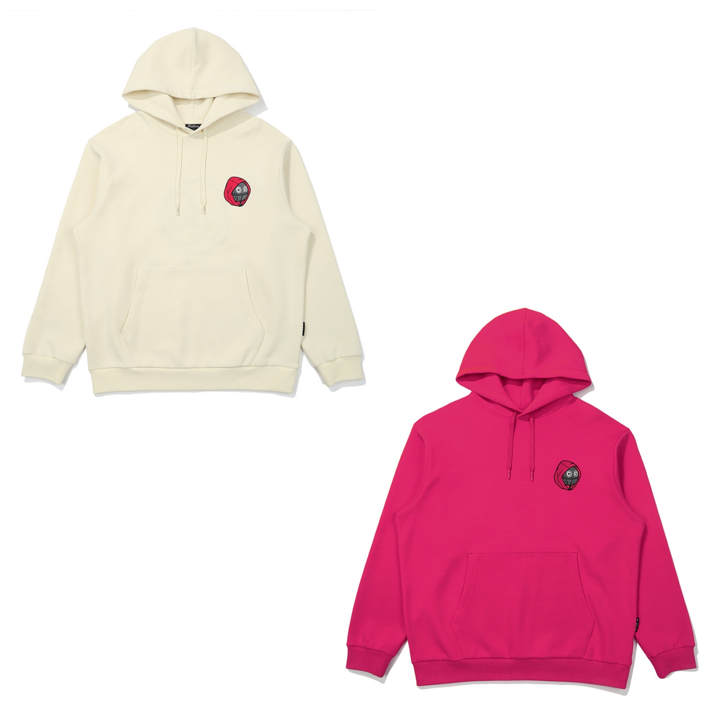 韩国正品代购Malbon高尔夫球服25年男士户外运动刺绣宽松连帽卫衣