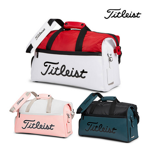 Titleist 韩国正品代购高尔夫球包衣物收纳单肩旅行包波士顿包