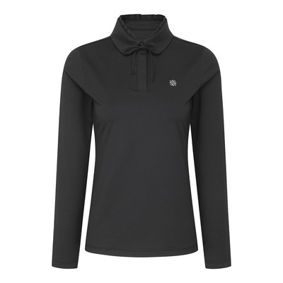 韩国代购STANDREWS高尔夫球服26年女士春季运动休闲蝴蝶结长袖T恤