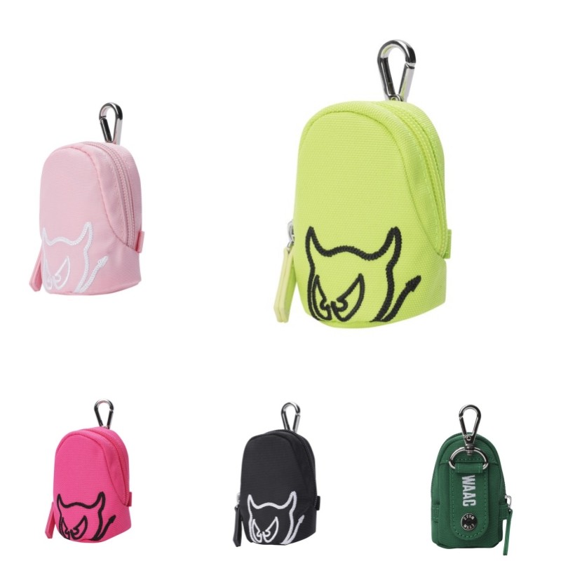 韩国正品代购WAAC高尔夫球包男女通用新款时尚便携收纳小球袋挂件