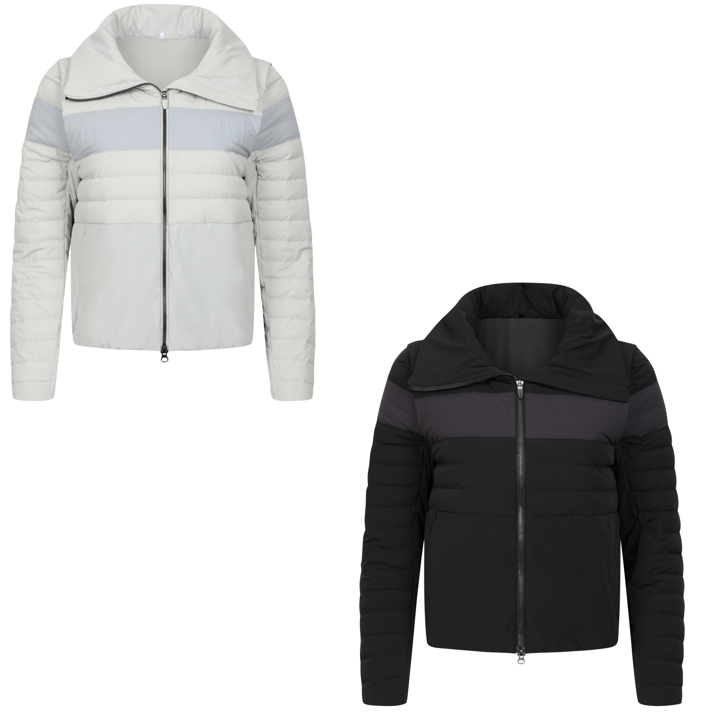 韩国代购AMAZINGCRE高尔夫球服25女款秋冬翻领保暖防风轻质羽绒服