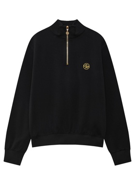 韩国代购UTAA高尔夫球服25女士秋冬立领半拉链百搭舒适长袖针织衫