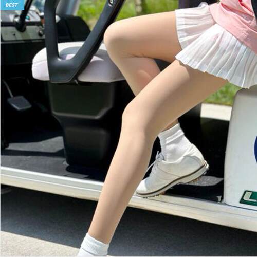 韩国代购TechSkin高尔夫防晒提臀拼接过膝丝袜连袜裤40D+80D