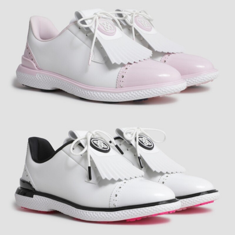 韩国代购正品女士25春夏季G4高尔夫球鞋时尚潮流带防滑拼色运动鞋