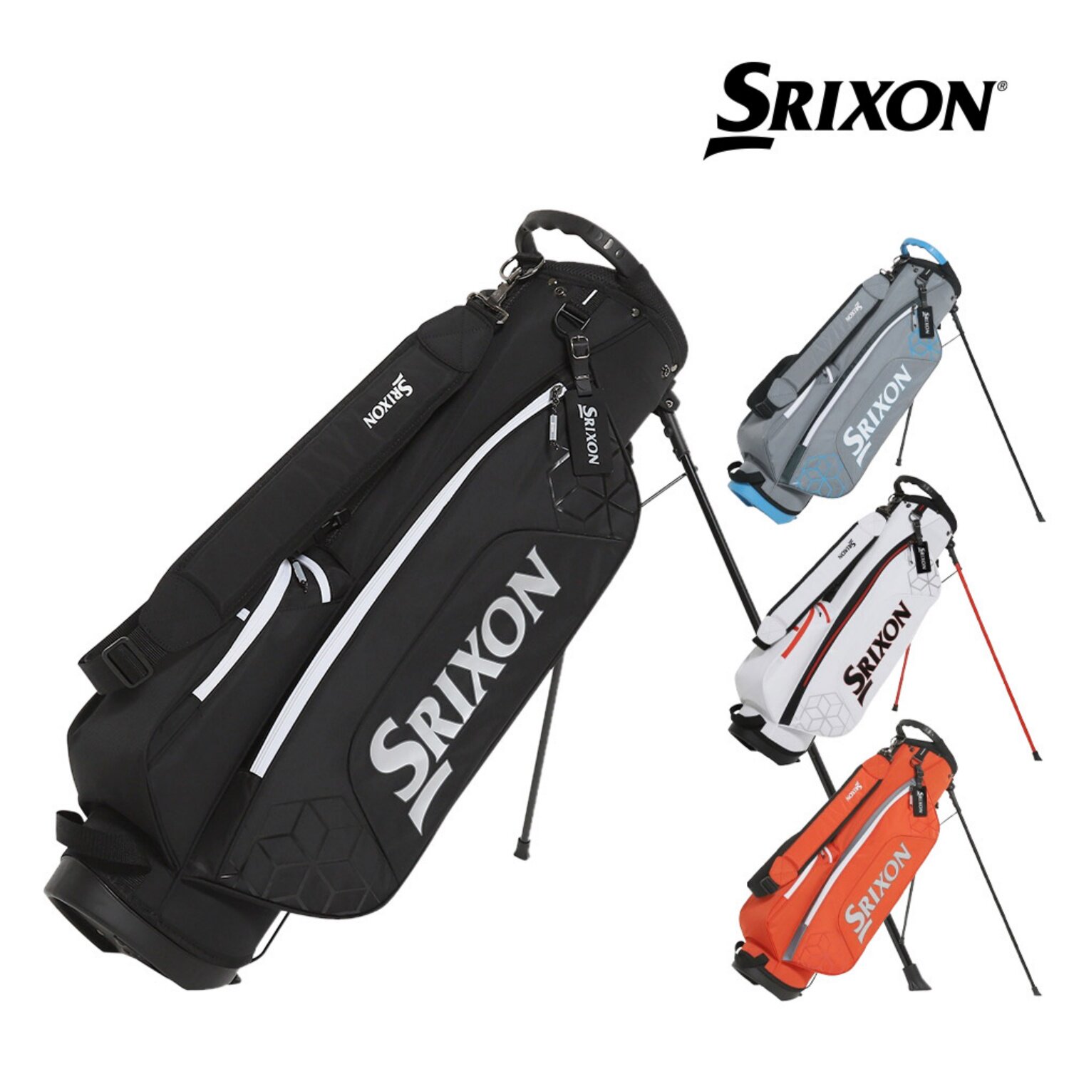 韩国代购SRIXON高尔夫球包26男女新款史力胜轻量大容量下场支架包