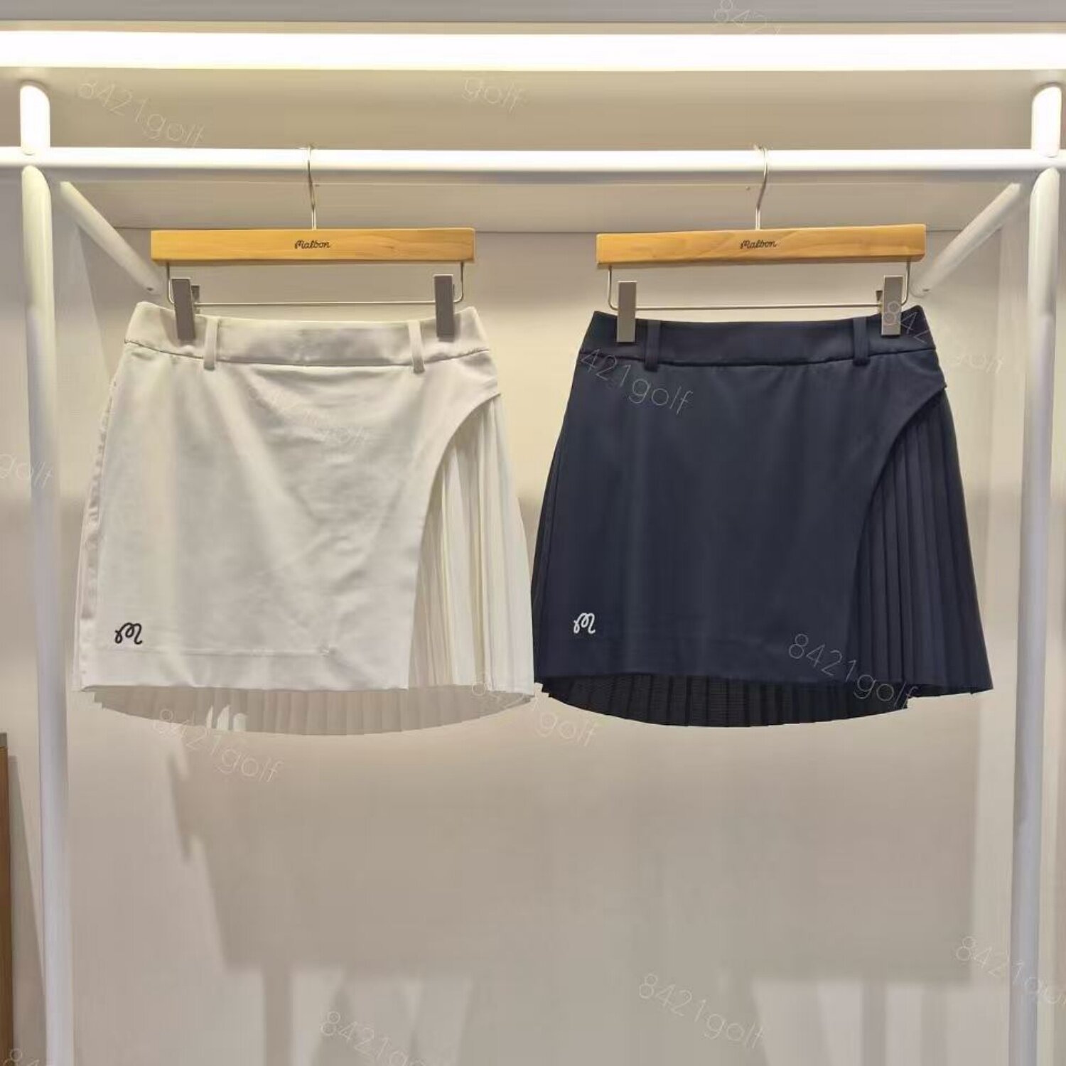 韩国正品代购女士高尔夫球服装26夏季新款简约褶皱运动半身短裙