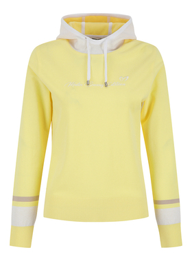 韩国代购MASTERBUNNY高尔夫球服26年女士时尚春夏长袖连帽针织衫