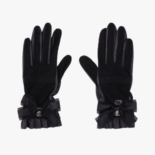 韩国代购FairLiar高尔夫手套25春时尚运动防滑透气蝴蝶结双手手套