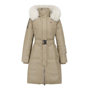 韩国代购MASTER BUNNY高尔夫球服25女士冬季松紧腰长款连帽羽绒服