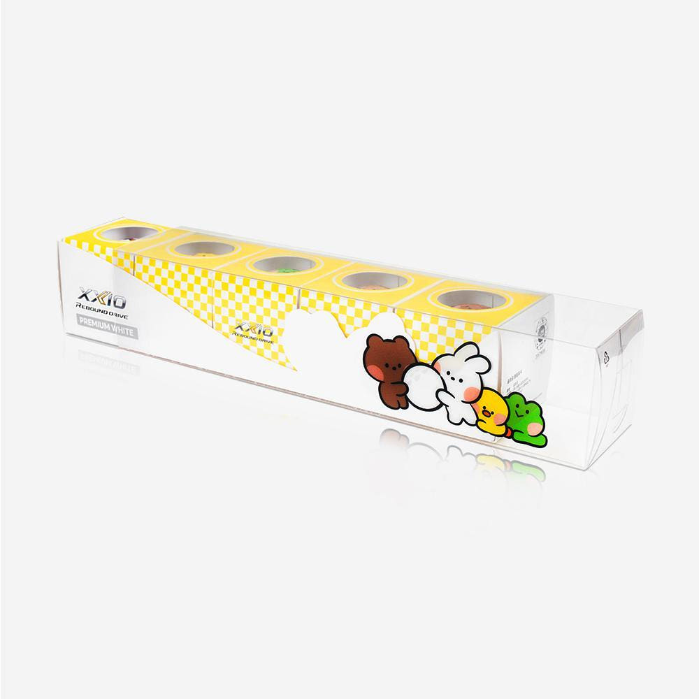 韩国正品代购linefriendsXxxio高尔夫球新款卡通联名款5颗球套装
