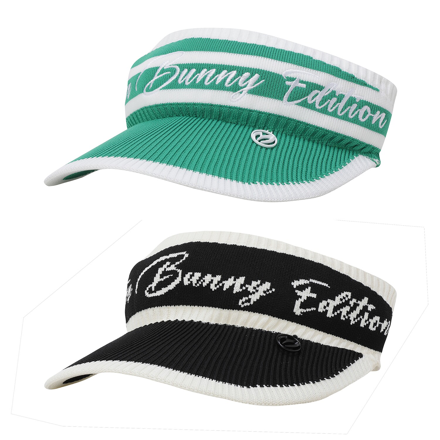 26女士春夏韩国代购MASTERBUNNY高尔夫球帽防晒休闲针织空顶帽子