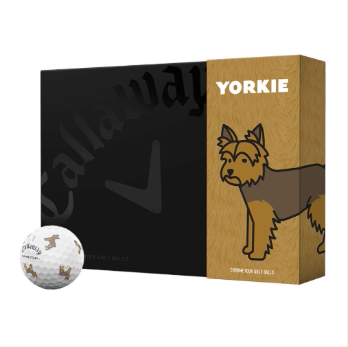 Callaway 韩国正品代购高尔夫球Chrome Tour Truevis小狗版约克犬