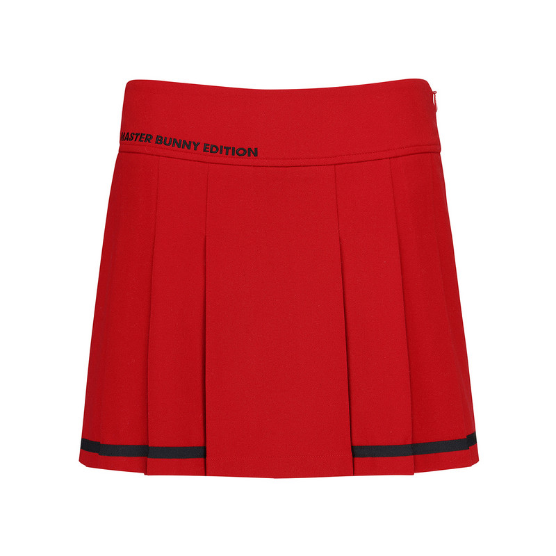 韩国代购MASTER BUNNY高尔夫球服25秋冬女士百搭休闲运动百褶短裙